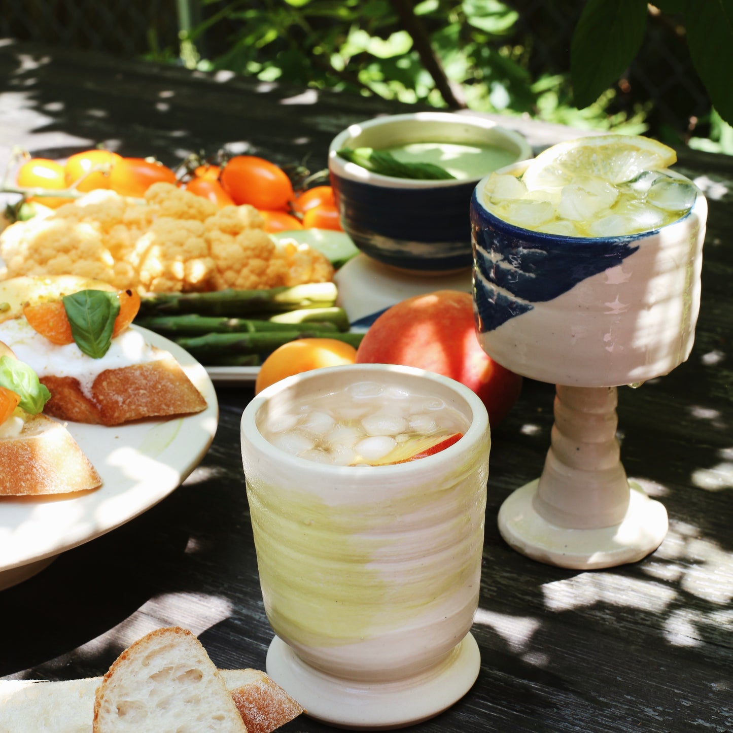 The Summer Fridays Stemmed Cup