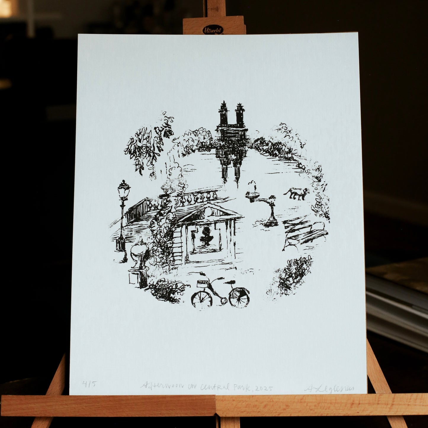 An Afternoon in Central Park | A signed limited-edition print