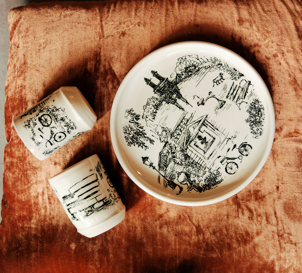 The Afternoon in Central Park Plate